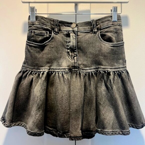 MONNALISA DISNEY RUFFLED DENIM SKIRT (Size 10) - Picture 1 of 3